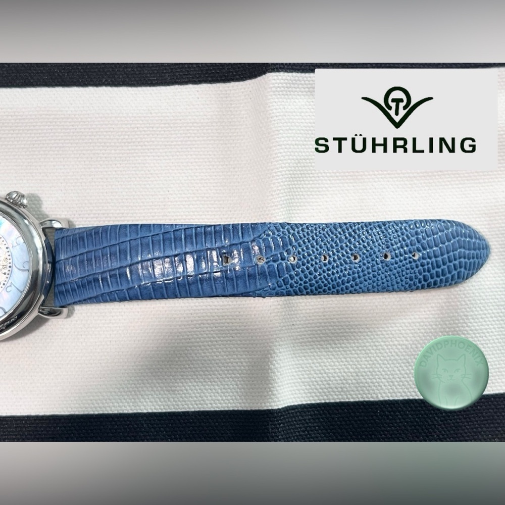 Stuhrling Original Blue and Silver Smartwatch Lady Wall Street 108 Automatic - Picture 5 of 10